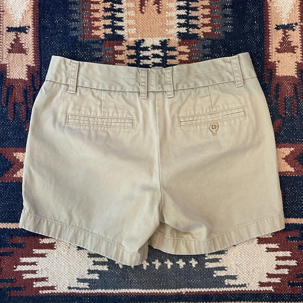 J. Crew Women’s Broken-In Tan Chino Shorts (100% cotton)